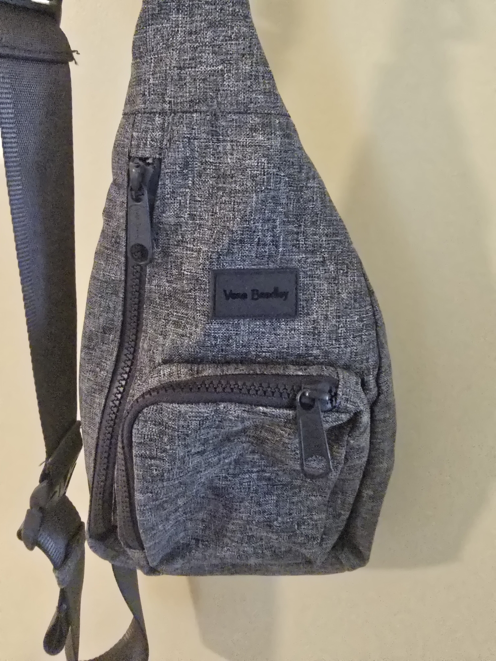 Vera Bradley Gray Crossbody Sling Bag
